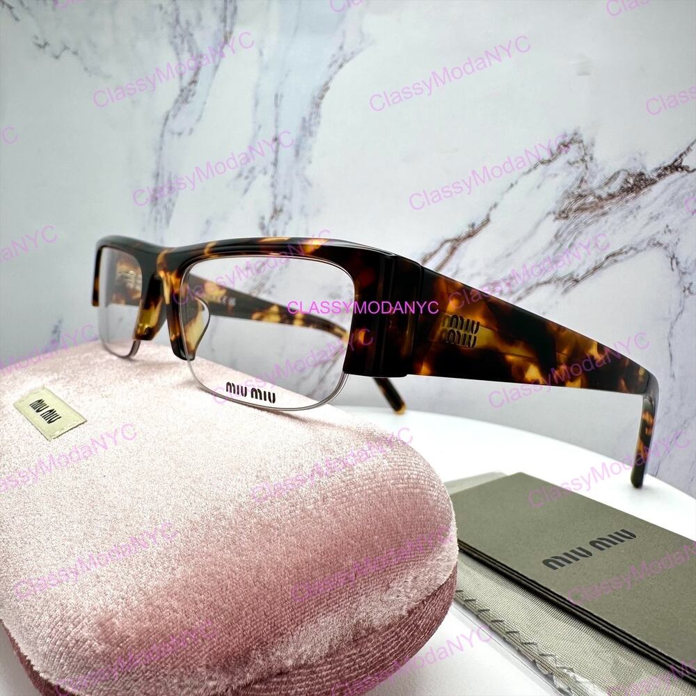 NEW MIU MIU Sunglasses Brown Tortoise Vedette Seen On Kylie Jenner New